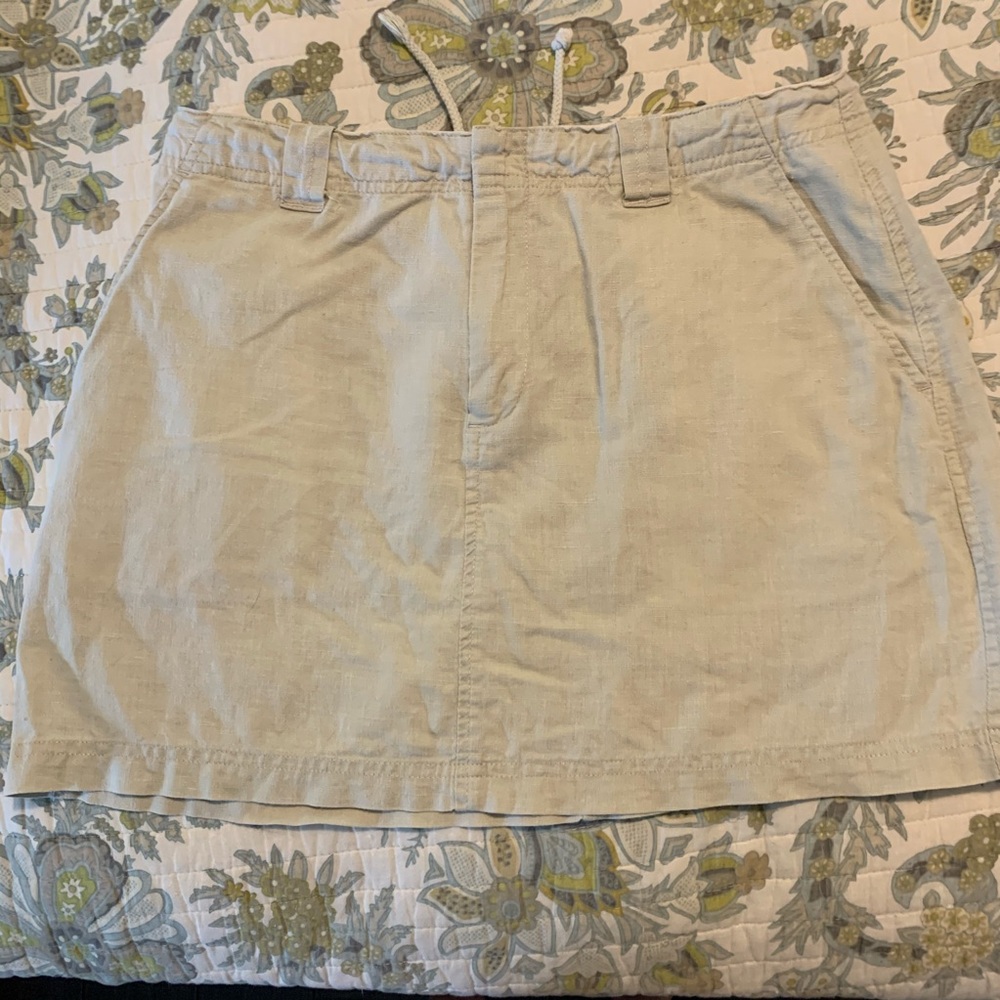 Calvin Klein Jeans Linen Mini Skirt
